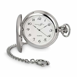 Hermann Jäckle - Todtnau Quarz Taschenuhr für stilvolle Herren I edle Taschenuhr mit hochwertigem Miyota Quarzwerk I Taschenuhr Herren I Qualitätshandwerk inklusive Kette und Reiseetui - 1