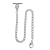 Taschenuhr Kette, Albert Weste Kette mit T Bar & Karabinerverschluss ManChDa Taschenuhr Kette Link 14.7 inch (37.5 cm) - 1