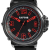 Raptor Xander Herren-Uhr Silikon Armband Datum Analog Quarz RA20375 (schwarz) - 1