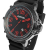 Raptor Xander Herren-Uhr Silikon Armband Datum Analog Quarz RA20375 (schwarz) - 2