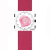S.T.A.M.P.S. Stamps Uhr komplett - Zifferblatt Diamond Blod mit Lederarmband pink - 1