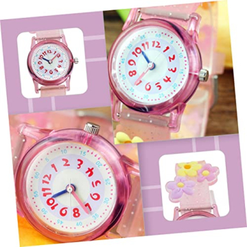 UKCOCO 1 Stück Kinder Uhr Weihnachten Socke Füllung Kinder Armbanduhr Cartoon Uhr Kleinkind Uhren Kind Uhr Gelee Silikon Uhr Cartoon Armbanduhr Kinder Silikon Uhr 3D - 6