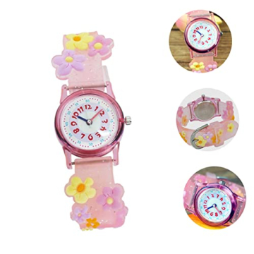 UKCOCO 1 Stück Kinder Uhr Weihnachten Socke Füllung Kinder Armbanduhr Cartoon Uhr Kleinkind Uhren Kind Uhr Gelee Silikon Uhr Cartoon Armbanduhr Kinder Silikon Uhr 3D - 7